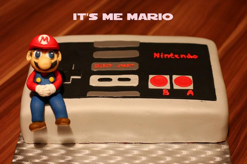 Super Mario Torte - Nintendocontroller